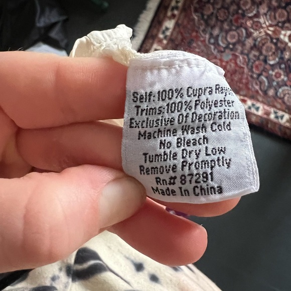 Johnny Was Cream Eggshell Off White Embroidered Blouse - Picture 5 of 5